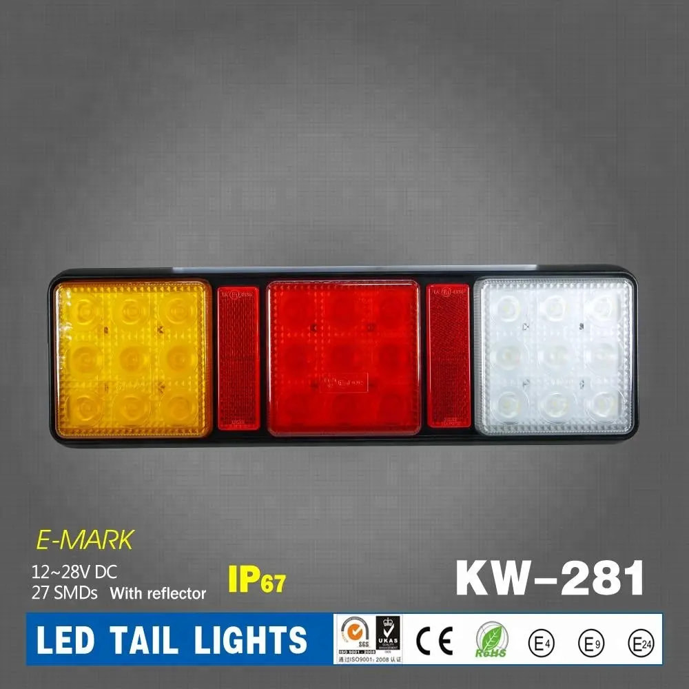27pcs SMD112-24V tail lights